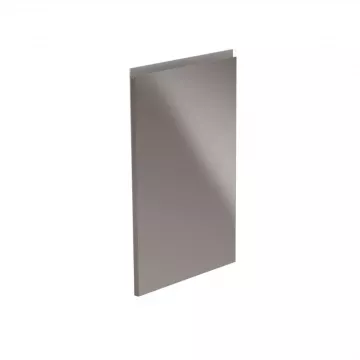 Dvierka na umývačku, biela / šedá extra vysoký lesk HG, 59,6x71,3, AURORA