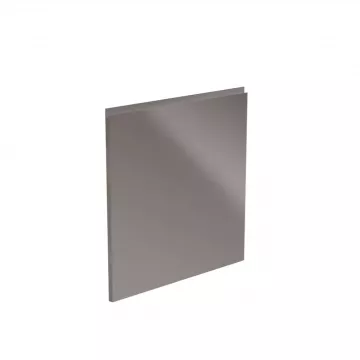 Dvierka na umývačku, biela / šedá extra vysoký lesk HG, 59,6x57, AURORA