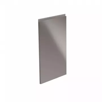 Dvierka na umývačku, biela / šedá extra vysoký lesk HG, 44,6x71,3, AURORA