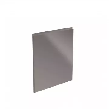 Dvierka na umývačku, biela / šedá extra vysoký lesk HG, 44,6x57, AURORA