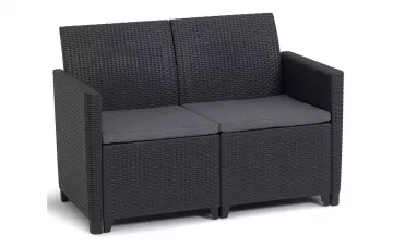 MRIA 2 SEATERS SOFA - grafit