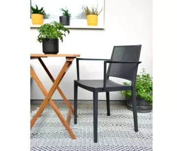 Kreslo GRID ARMCHAIR - antracit