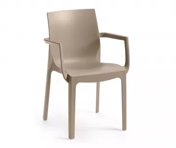 Kreslo EMMA ARMCHAIR- taupe