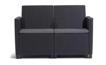 CLAIRE 2 SEATERS SOFA - grafit