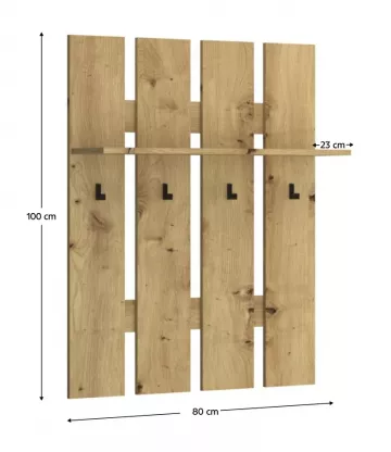 Veiakov stena 80, dub artisan, AIRON