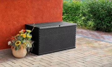 RATTAN zhradn plastov lon box 420 L - grafit