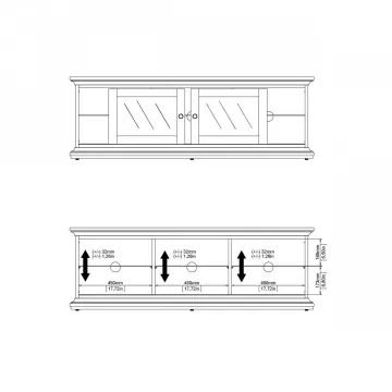  TV stolk Provence 811 biela