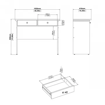  Toaletn stolk Provence 357 biela