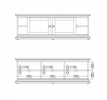 TV stolk Provence 810 biela