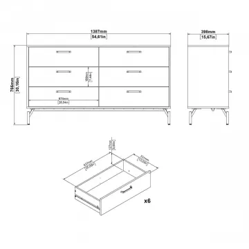 Komoda Danila 302 ierny mat