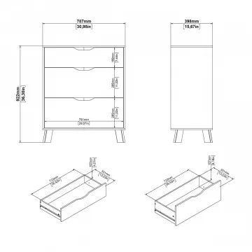  Komoda Iker 703 jackson hickory/biela