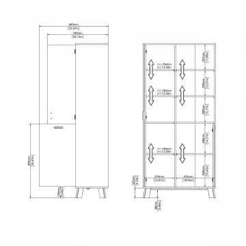 Kninica Iker 719 jackson hickory/biela