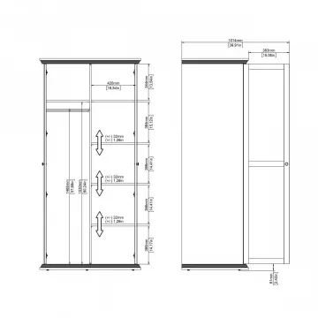 atnkov skria Norby 334 biela