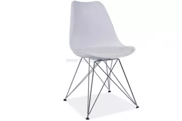 Jedlensk stolika Metal biela