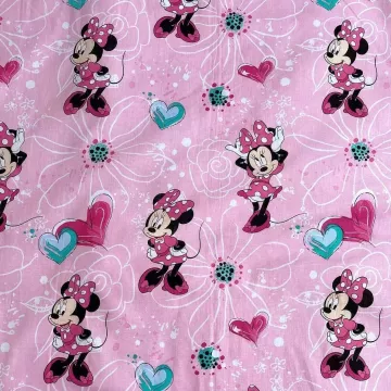 Bavlnen prestieradlo Minnie Flowers