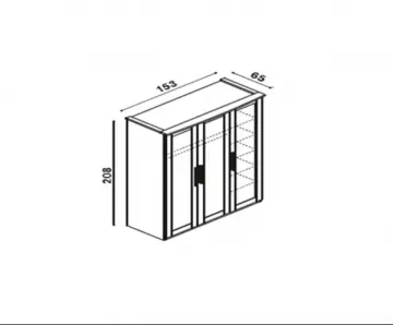 atnkov skria Uni 3DDD - rozmery